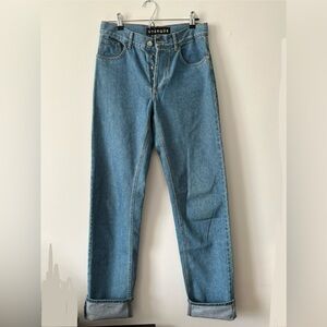 Uterque blue straight jeans